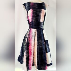 Ali Ro anthropologie color block plaid dress